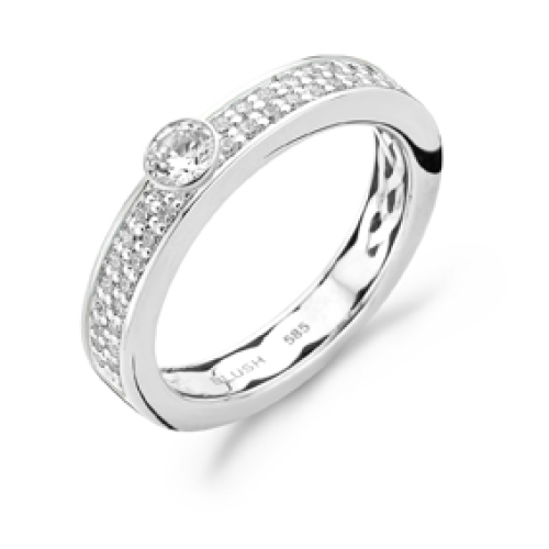 14krt witgouden ring met zirkonia 1063WZI/54 - 600671