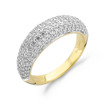 14krt gouden ring met zirkonia 1032YZI/54 - 600684