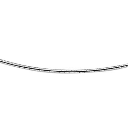 Zilver omega collier 45cm 1.5mm - 600700