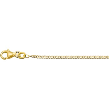 14krt gouden gourmet collier 45cm 1.4mm - 600381